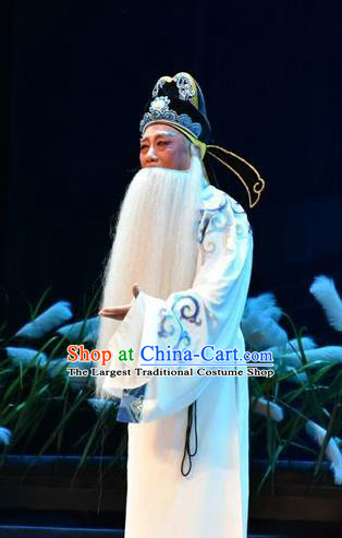 Fenyang King Chinese Shanxi Opera Laosheng Apparels Costumes and Headpieces Traditional Jin Opera Elderly Male Garment Hero Guo Ziyi Clothing
