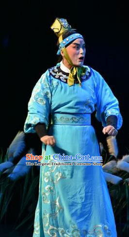 Fenyang King Chinese Shanxi Opera Young Man Apparels Costumes and Headpieces Traditional Jin Opera Martial Male Garment Wusheng Clothing