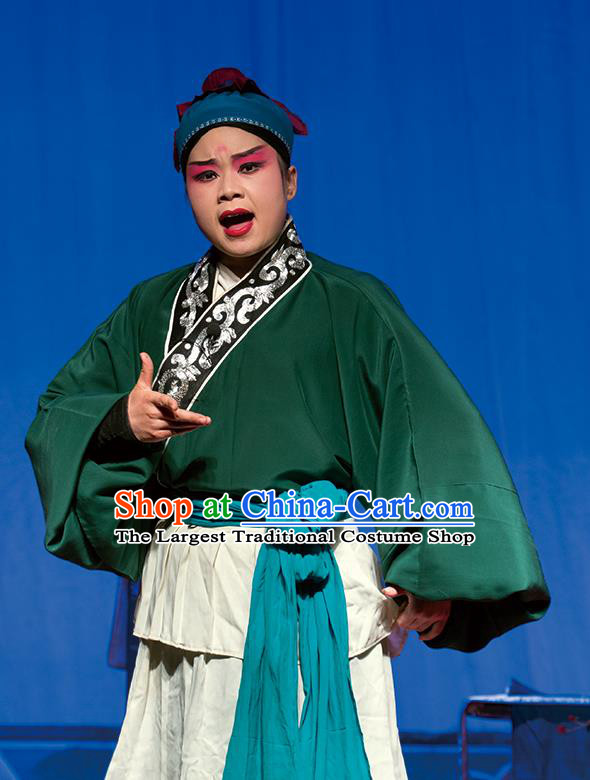 Chun Jiang Yue Chinese Shanxi Opera Farmer Apparels Costumes and Headpieces Traditional Jin Opera Young Male Garment Swordsman A Niu Clothing