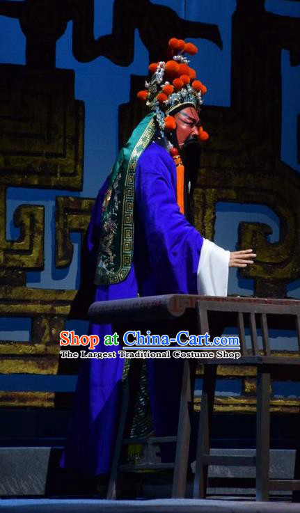 Guan Gong Chinese Shanxi Opera Wusheng Guan Yu Apparels Costumes and Headpieces Traditional Jin Opera Martial Male Garment Clothing