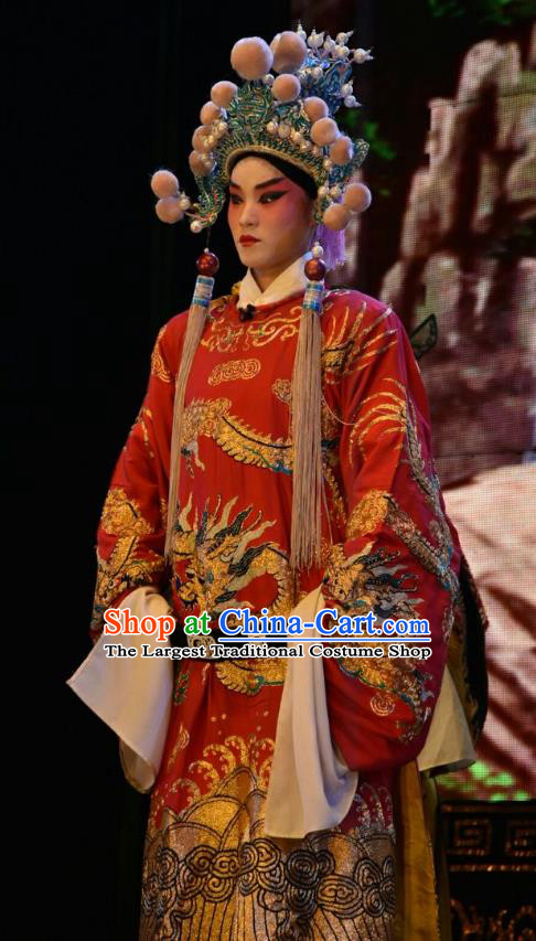 Wei Shui River Chinese Shanxi Opera Official Apparels Costumes and Headpieces Traditional Jin Opera Young Male Garment Minister Clothing