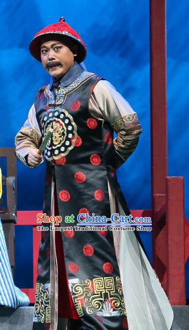 You Bai Chuan Chinese Lu Opera Prince Zai Fu Apparels Costumes and Headpieces Traditional Shandong Opera Garment Qing Dynasty Childe Clothing