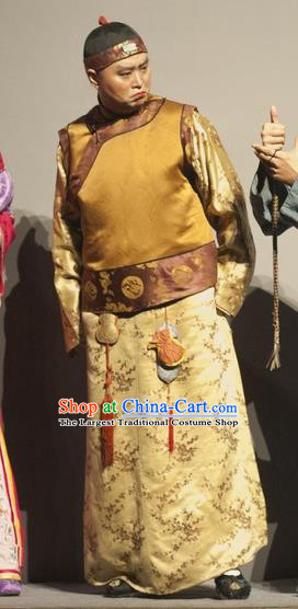 The Snuff Bottle Chinese Qu Opera Noble Man Apparels Costumes and Headpieces Traditional Beijing Opera Childe Garment Qing Dynasty Bully Clothing