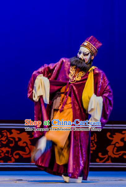 Xian Jie Bian Chinese Hubei Hanchu Opera Drunken Man Apparels Costumes and Headpieces Traditional Han Opera Martial Male Garment Thief Clothing