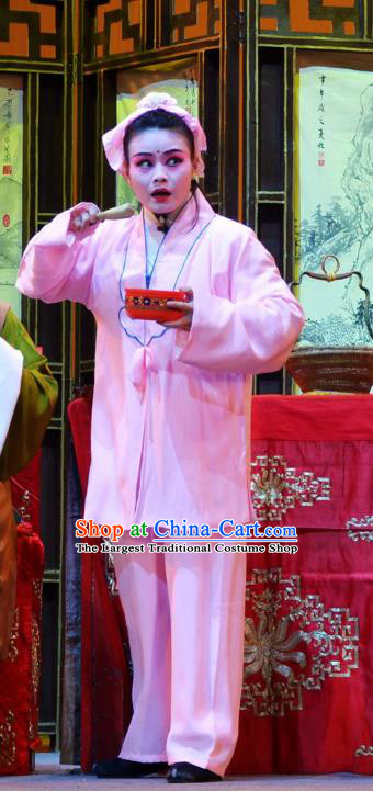 Chun Niang Qu Chinese Hubei Hanchu Opera Wa Wa Sheng Apparels Costumes and Headpieces Traditional Han Opera Young Boy Garment Xue Yi Clothing