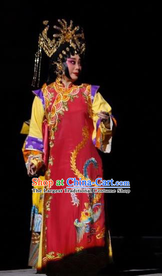 Chinese Cantonese Opera Qing Dynasty Garment Prince Rui and Concubine Zhuang Costumes and Headdress Traditional Guangdong Opera Hua Tan Apparels Imperial Consort Dress