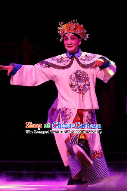 Prince Rui and Concubine Zhuang Chinese Guangdong Opera Royal Highness Apparels Costumes and Headpieces Traditional Cantonese Opera Garment Qing Dynasty Infante Dorgon Clothing