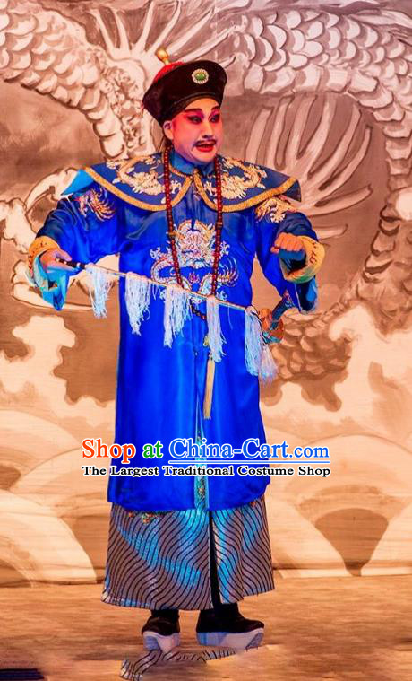 Prince Rui and Concubine Zhuang Chinese Guangdong Opera Royal Highness Apparels Costumes and Headpieces Traditional Cantonese Opera Garment Qing Dynasty Prince Regent Dorgon Clothing