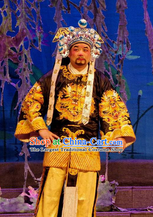 Qian Tang Su Xiaoxiao Chinese Guangdong Opera Soldier Apparels Costumes and Headpieces Traditional Cantonese Opera Martial Male Garment Clothing
