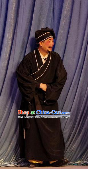Qian Tang Su Xiaoxiao Chinese Guangdong Opera Old Servant Apparels Costumes and Headpieces Traditional Cantonese Opera Elderly Male Garment Clown Clothing