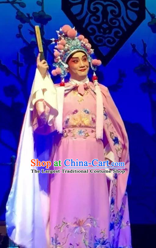 Yuan Yang Sword Chinese Guangdong Opera Niche Apparels Costumes and Headpieces Traditional Cantonese Opera Young Male Garment Childe Li Zhijian Clothing