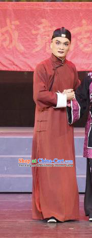 Barwo Guild Chinese Guangdong Opera Qing Dynasty Apparels Costumes and Headpieces Traditional Cantonese Opera Young Male Garment Clothing