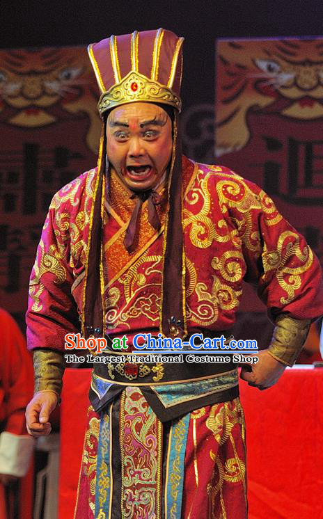 Wo Hu Ling Chinese Sichuan Opera Warrior Tang Dan Apparels Costumes and Headpieces Peking Opera Highlights Wusheng Garment Martial Male Clothing
