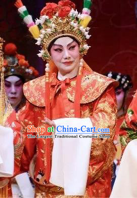Chinese Guangdong Opera Xiaosheng Apparels Costumes and Headpieces Traditional Cantonese Opera Young Man Wei Jianhun Garment Crown Prince Clothing