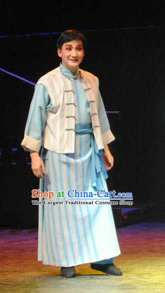 The Watchtower Chinese Guangdong Opera Xiaosheng Situ Zhenhai Apparels Costumes Traditional Cantonese Opera Young Male Garment Clothing