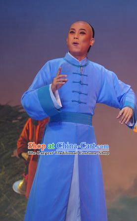Zhuang Yuan Lin Zhaotang Chinese Guangdong Opera Young Man Apparels Costumes and Headwear Traditional Cantonese Opera Niche Garment Qing Dynasty Scholar Clothing