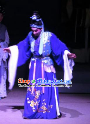 The Strange Stories Chinese Guangdong Opera Young Male Apparels Costumes and Headwear Traditional Cantonese Opera Xiaosheng Garment Childe Wang Yuanfeng Clothing