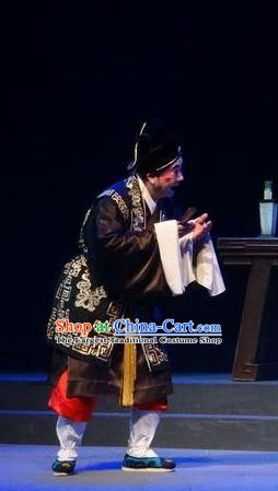 Zi Yun Chinese Guangdong Opera Clown Apparels Costumes and Headwear Traditional Cantonese Opera Servant Garment Clothing