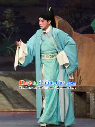 Chinese Guangdong Opera Du Yuanlong Apparels Costumes and Headwear Traditional Cantonese Opera Wusheng Garment Martial Male Clothing