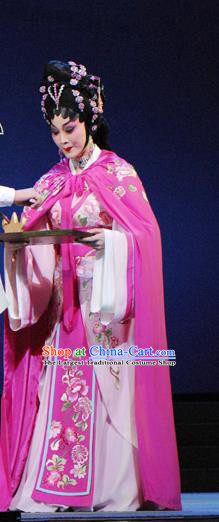 Chinese Cantonese Opera Rich Concubine Garment Dongpo And Zhaoyun Costumes and Headdress Traditional Guangdong Opera Diva Apparels Actress Dress
