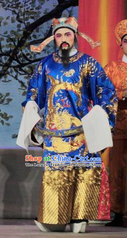 Chinese Three Kingdoms Period Official Apparels Costumes and Headwear Traditional Ancient Treacherous Minister Garment Clothing