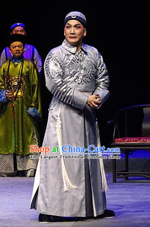 Chinese Traditional Qing Dynasty Apparels Costumes and Headwear Historical Drama Thirteen Trades Monopoly Merchant Pan Wenfu Garment Clothing