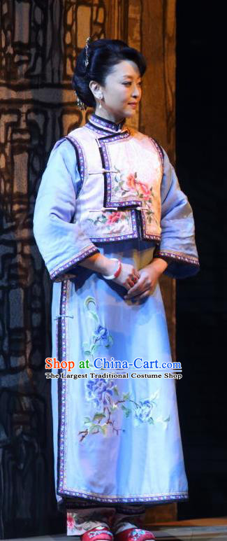 Chinese Historical Drama Wang Fu Jing Ancient Young Mistress Garment Costumes Traditional Qing Dynasty Woman Dress Female Apparels and Headdress