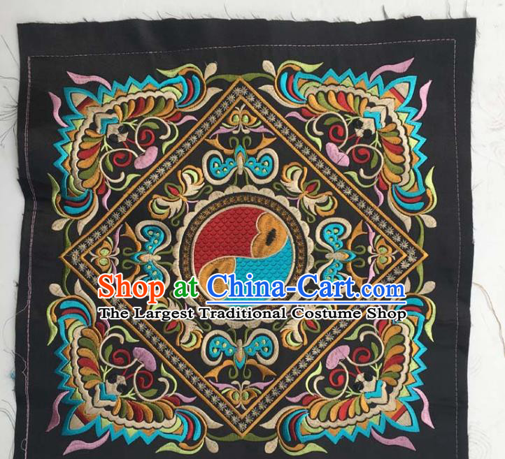 Chinese Traditional Embroidered Butterfly Patch Decoration Embroidery Applique Craft Embroidered Accessories