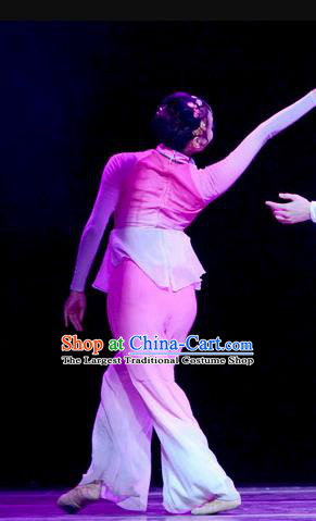 Chinese Dance Drama The Clay Figurine Garment Costumes Traditional Stage Show Dress Classical Dance Apparels and Headpieces