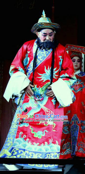 Yang He Tang Chinese Sichuan Opera Crown Prince Apparels Costumes and Headpieces Peking Opera Highlights Royal Highness Garment Lord Clothing