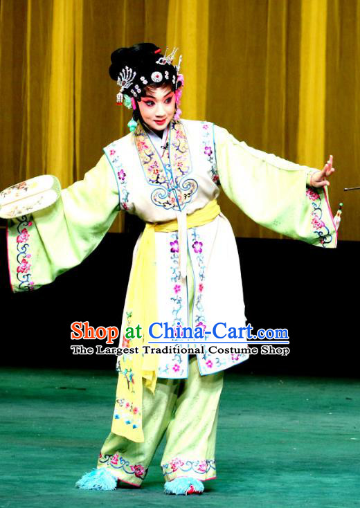 Chinese Sichuan Opera Highlights Garment Actress Qiu Ju Costumes and Headdress Traditional Peking Opera Hua Tan Dress Young Lady Apparels
