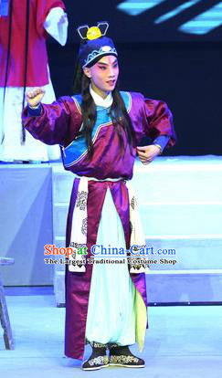 Fu Gui Rong Hua Chinese Sichuan Opera Swordsman Qian Rongsong Apparels Costumes and Headpieces Peking Opera Highlights Martial Male Garment Takefu Clothing