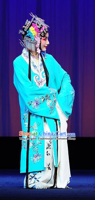 Chinese Sichuan Opera Highlights Young Female Garment Costumes and Headdress Wu Song Traditional Peking Opera Hua Tan Dress Actress Pan Jinlian Apparels