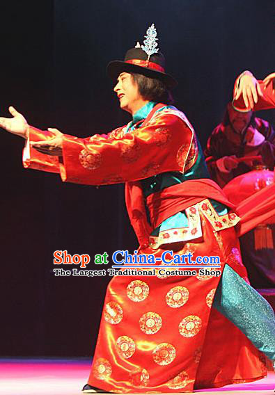 Jin Zi Chinese Sichuan Opera Bridegroom Jiao Daxing Apparels Costumes and Headpieces Peking Opera Highlights Young Male Garment Niche Clothing