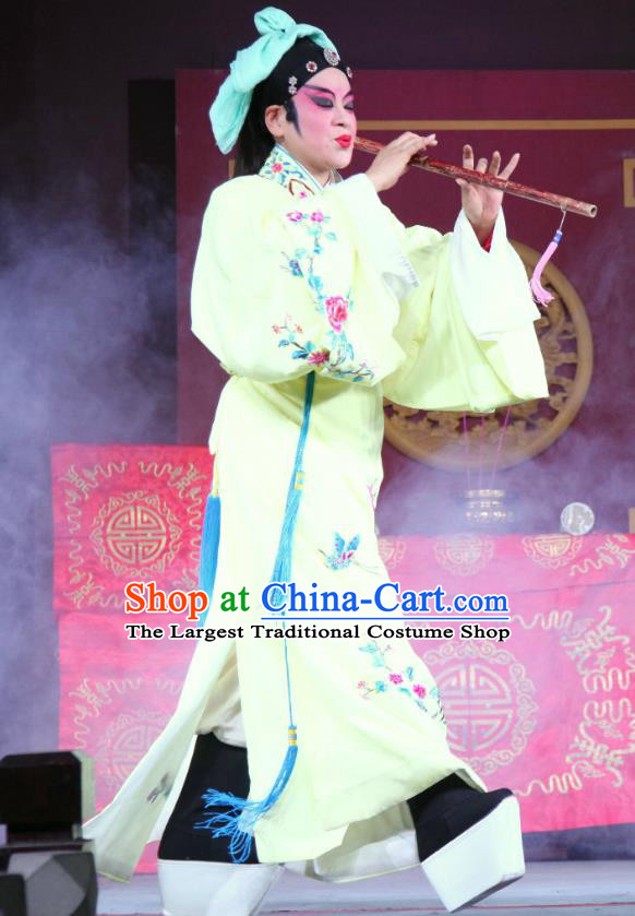 Chinese Sichuan Opera Xiaosheng Apparels Costumes and Headpieces Peking Opera Highlights Young Male Garment Han Xiangzi Clothing