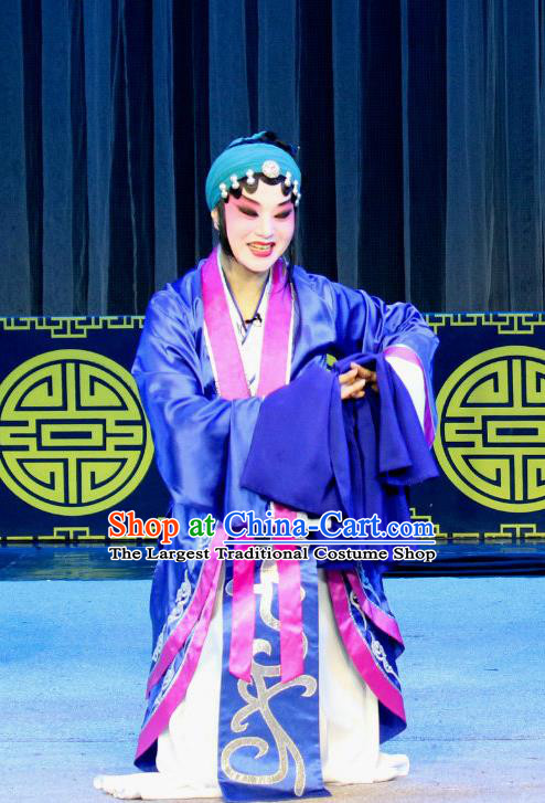 Chinese Sichuan Highlights Opera Hua Tan Garment Costumes and Headdress Lady Macbeth Traditional Peking Opera Young Female Dress Actress Apparels