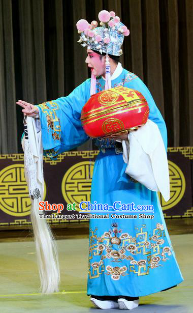 Chinese Sichuan Opera Eunuch Chen Lin Apparels Costumes and Headpieces Peking Opera Highlights Young Male Garment Court Servant Clothing