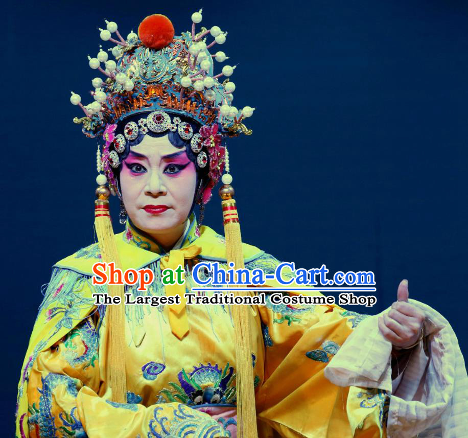 Chinese Sichuan Highlights Opera Female General Shi Ruyu Garment Costumes and Headdress Xian He Ridge Traditional Peking Opera Wu Dan Dress Dame Apparels