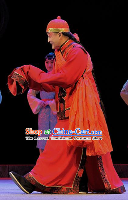 Legend of Chen Mapo Chinese Sichuan Opera Bridegroom Mei Ziqing Apparels Costumes and Headpieces Peking Opera Highlights Childe Garment Young Male Clothing