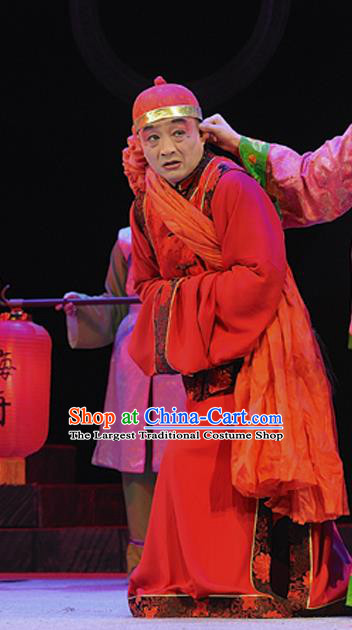 Legend of Chen Mapo Chinese Sichuan Opera Bridegroom Mei Ziqing Apparels Costumes and Headpieces Peking Opera Highlights Childe Garment Young Male Clothing