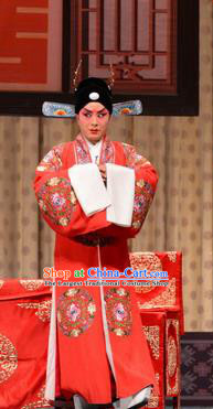 He Feng Qun Chinese Bangzi Opera Scholar Apparels Costumes and Headpieces Traditional Hebei Clapper Xiaosheng Garment Young Male Mei Tingxuan Clothing