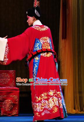 Xi Rong Gui Chinese Bangzi Opera Xiaosheng Apparels Costumes and Headpieces Traditional Hebei Clapper Opera Niche Garment Number One Scholar Zhao Tingyu Clothing