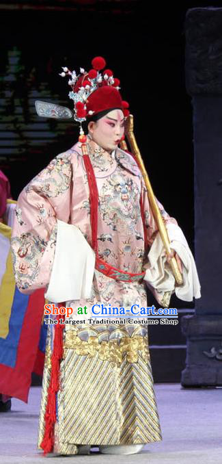 Chinese Bangzi Opera Xiaosheng Chang Tianliang Apparels Costumes and Headpieces Traditional Shanxi Clapper Opera Noble Childe Garment Young Man Clothing