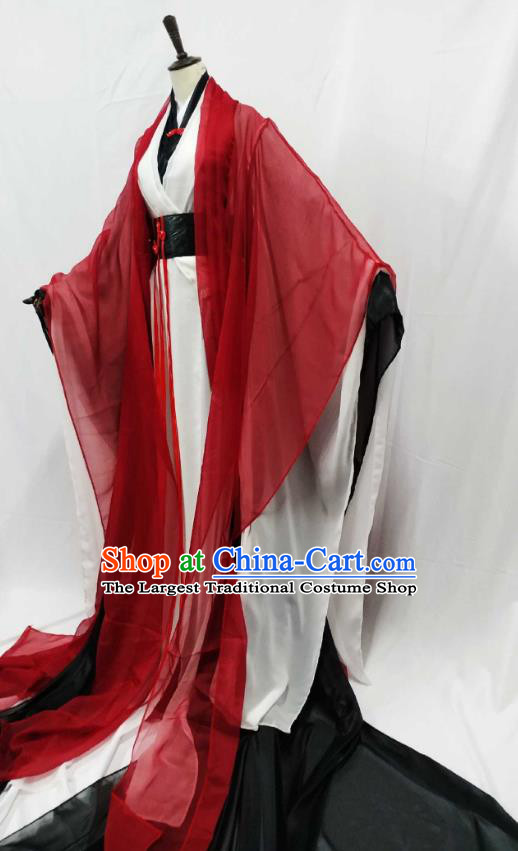 Top Chinese Cosplay King Wedding Costume Ancient Swordsman Royal Highness Clothing for Men