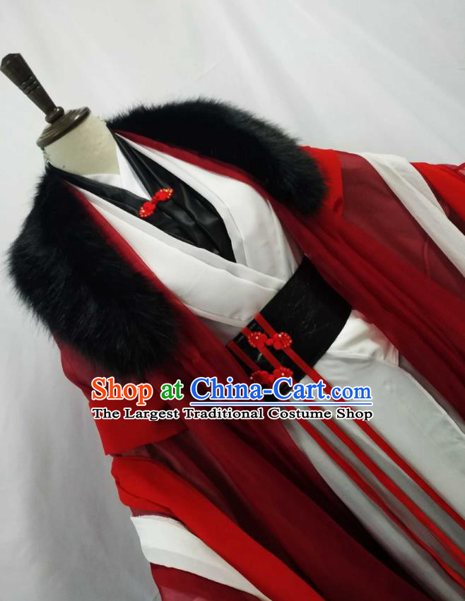 Top Chinese Cosplay King Wedding Costume Ancient Swordsman Royal Highness Clothing for Men