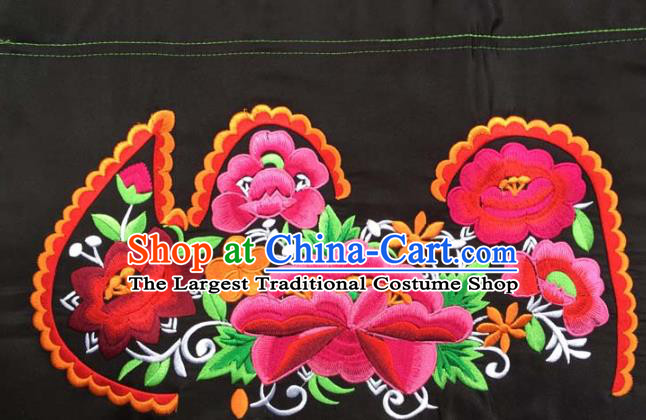 Chinese Traditional Embroidered Flowers Patch Decoration Embroidery Applique Craft Embroidered Accessories