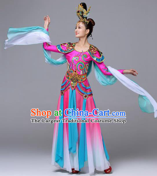 Traditional Chinese Classical Dance Outfits Dunhuang Flying Apsaras Dance Dress Umbrella Dance Stage Performance Costume for Women