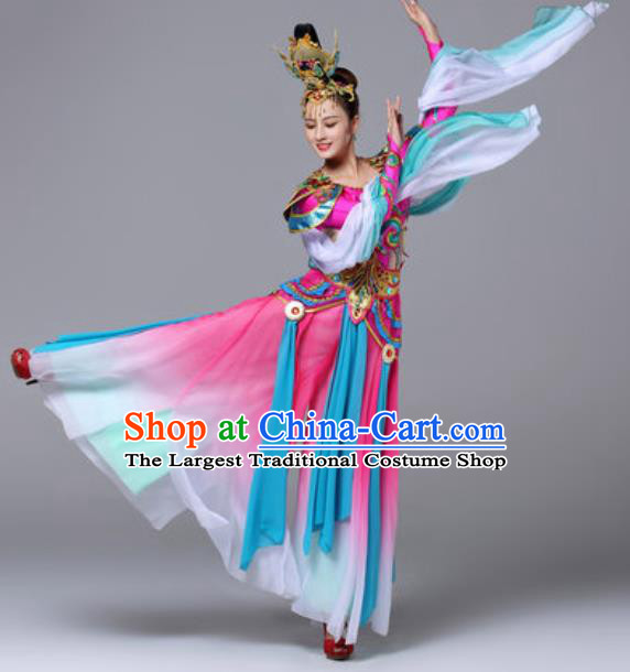 Traditional Chinese Classical Dance Outfits Dunhuang Flying Apsaras Dance Dress Umbrella Dance Stage Performance Costume for Women