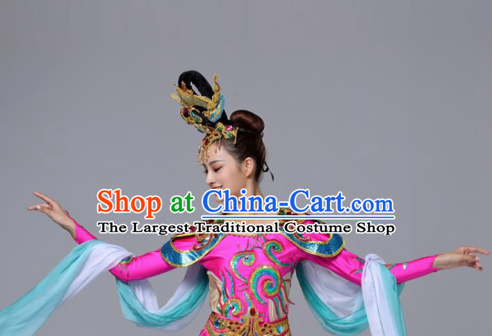 Traditional Chinese Classical Dance Outfits Dunhuang Flying Apsaras Dance Dress Umbrella Dance Stage Performance Costume for Women