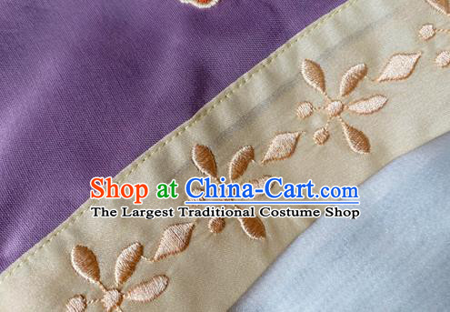 Traditional Chinese Tang Dynasty Court Maid Historical Costumes Ancient Palace Lady Hanfu Dress Apparel Half Sleeved Garment Blouse and Skirt Full Set